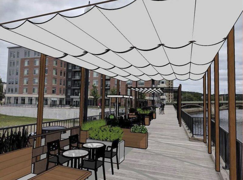 City looks to create dining, retail on riverfront boardwalk